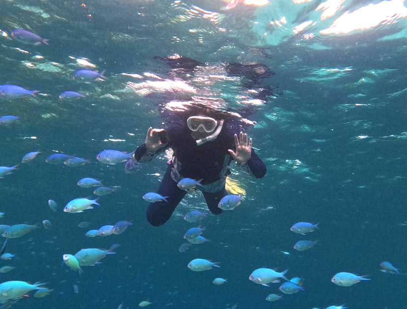 ボートシュノーケリング